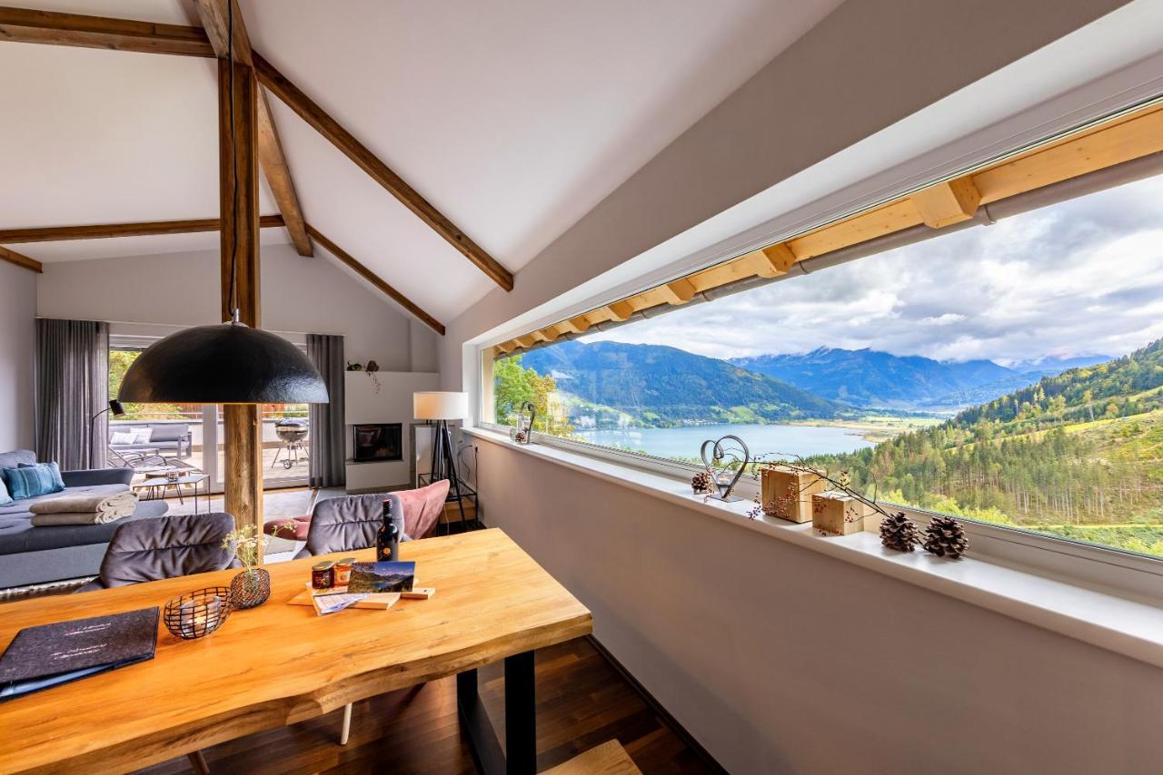 Der Sonnberg Alpinlodges - Apartments Mit Seeblick, Privater Sauna Und Self Check-In Цел ам Зее Екстериор снимка